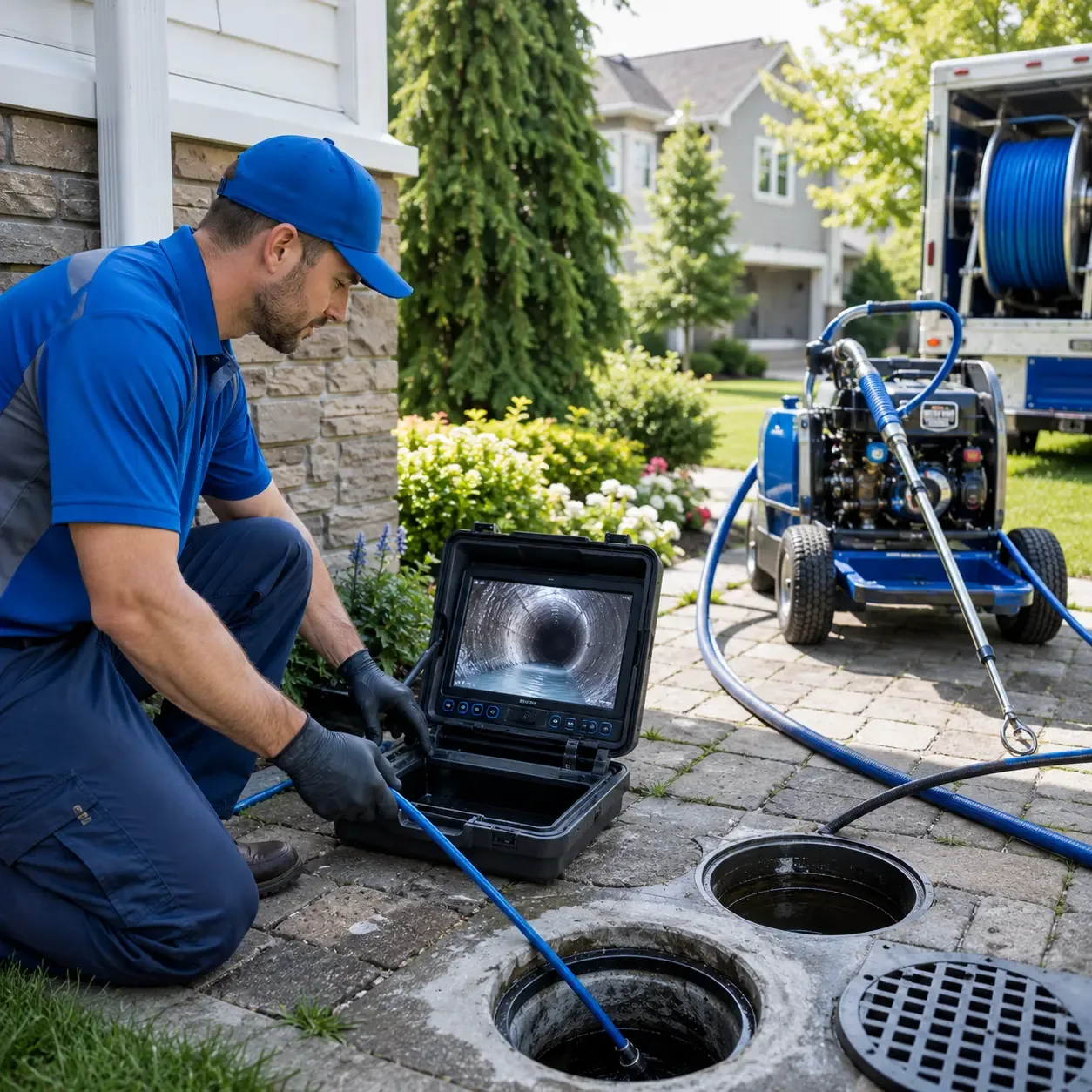 Outdoor drain cleaning professionals serving Kiron, IA